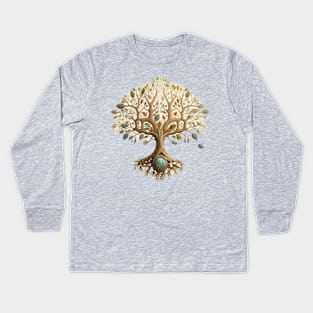 Tree of Life - Designs for a Green Future Kids Long Sleeve T-Shirt